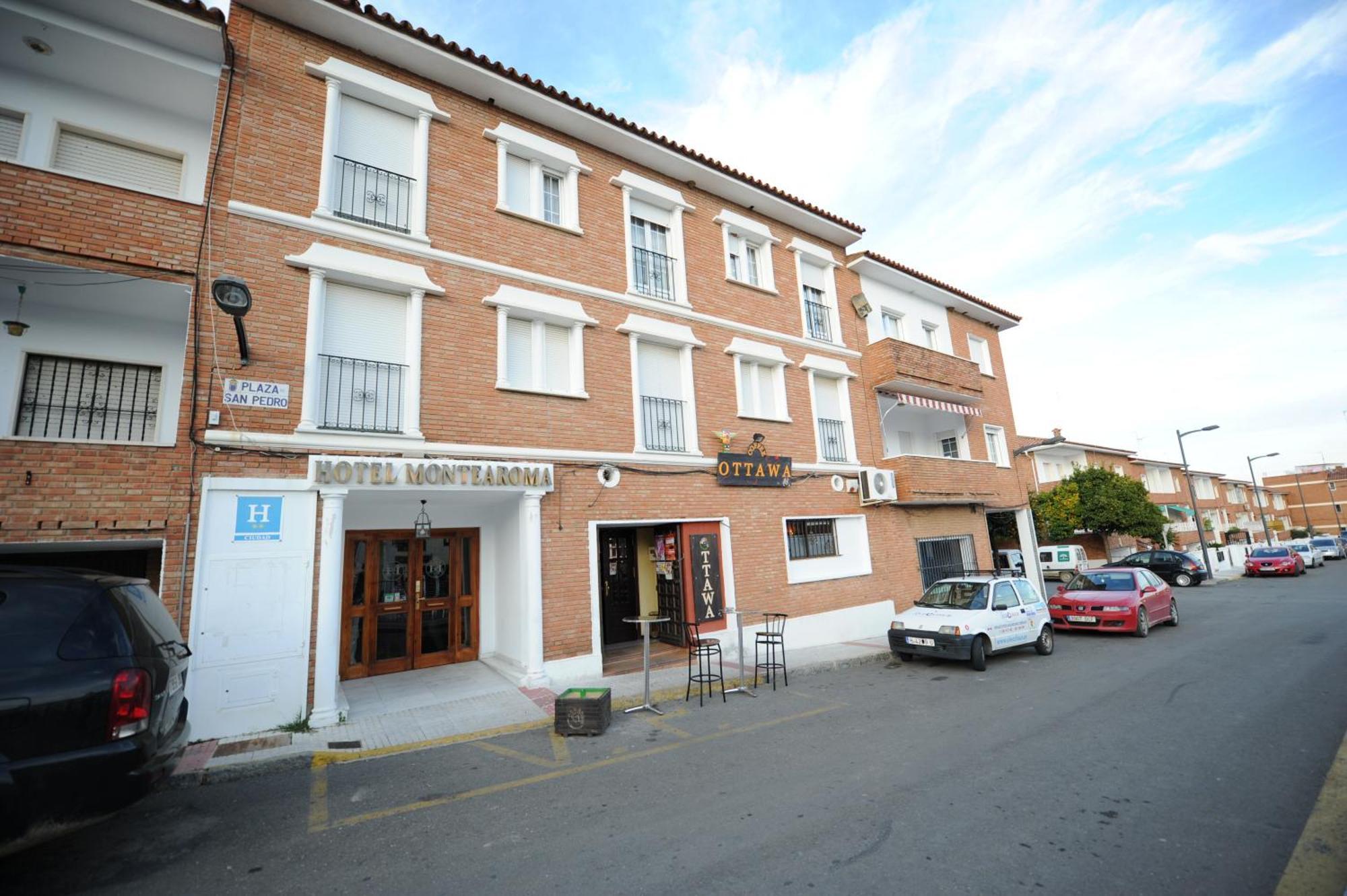 Hotel Montearoma Valverde del Camino Exteriör bild